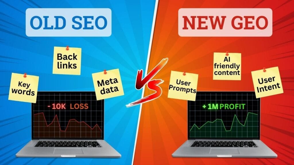 Old SEO vs New GEO